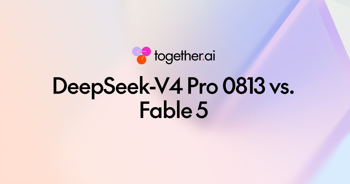 DeepSeek V4 Pro 0813 与 Claude Fable 5 对比:成本、编码能力与路由策略