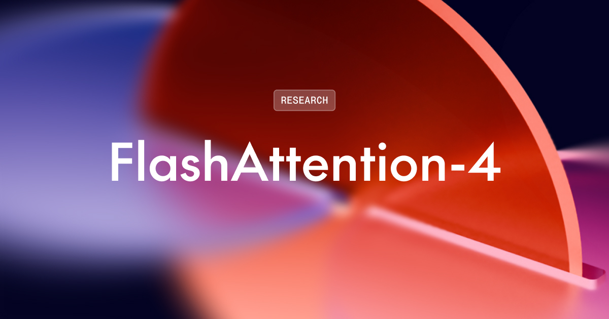 FlashAttention-4：面向非对称硬件扩展的算法与内核流水线协同设计