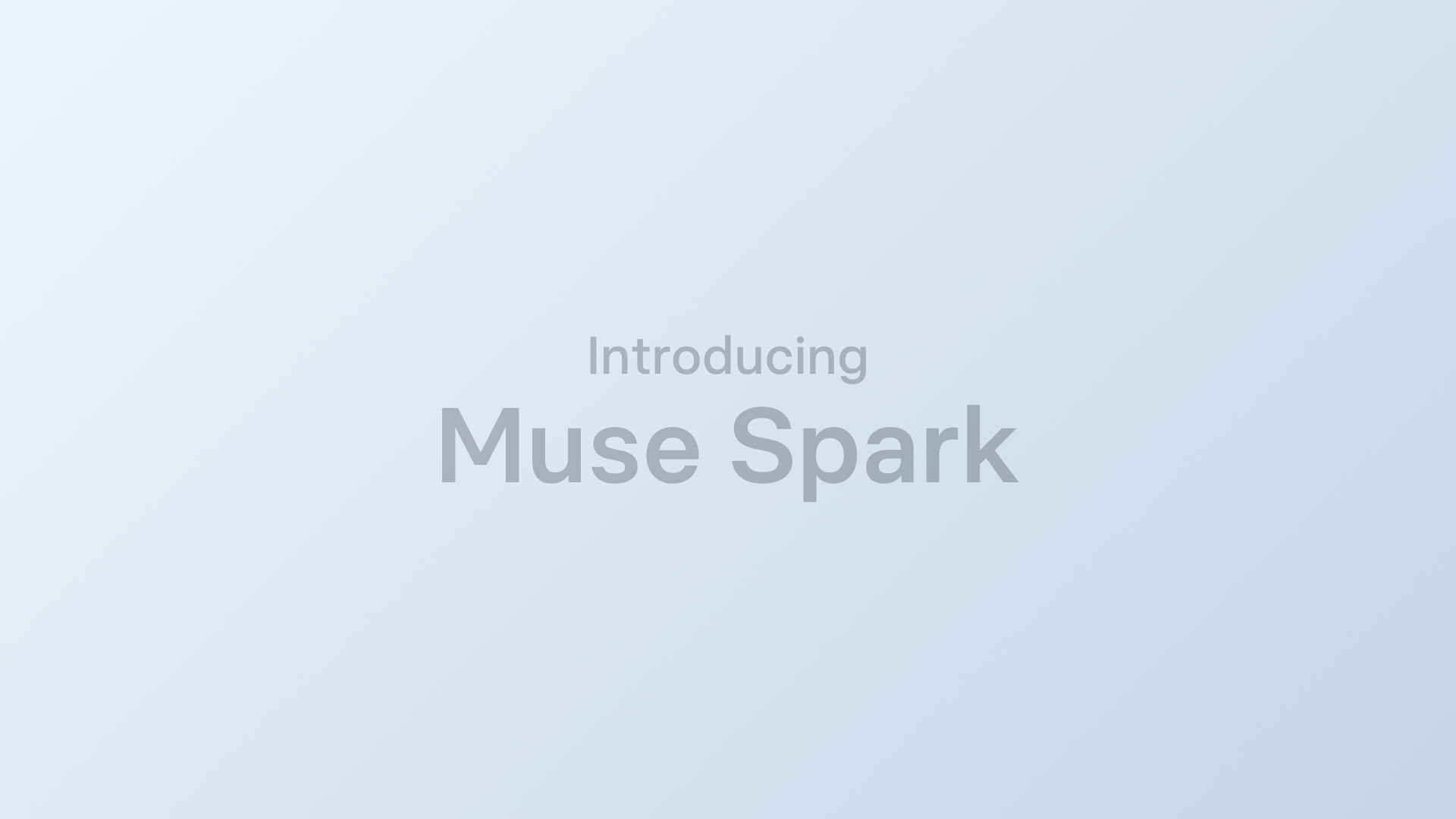 Meta 发布 Muse Spark:迈向个人超级智能的首个多模态推理模型