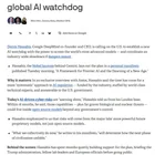 DeepMind CEO 呼吁建立以美国为首的全球 AI 监管机构